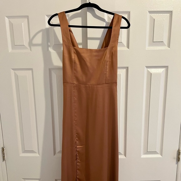 Show Me Your Mumu Claire Midi Dress in Copper - Picture 4 of 6